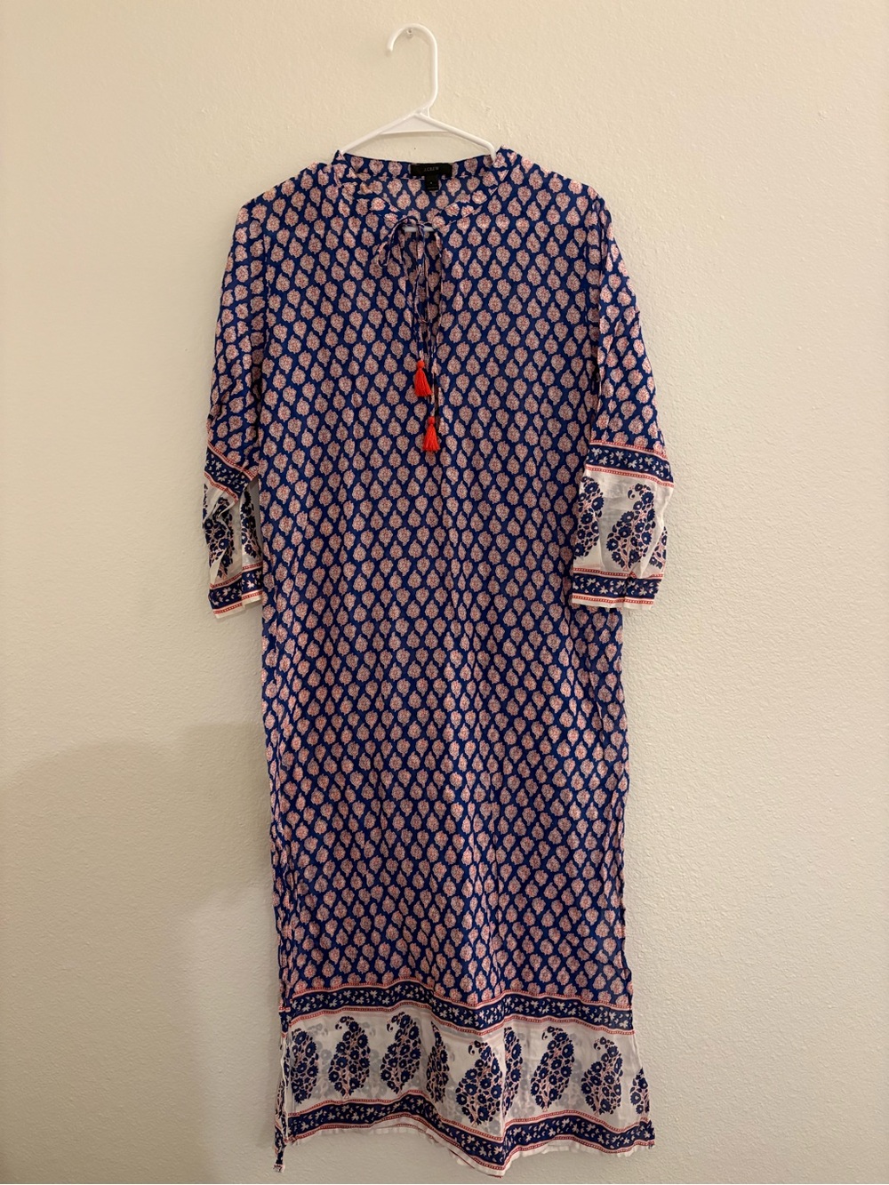 J.Crew Printed Maxi Dress